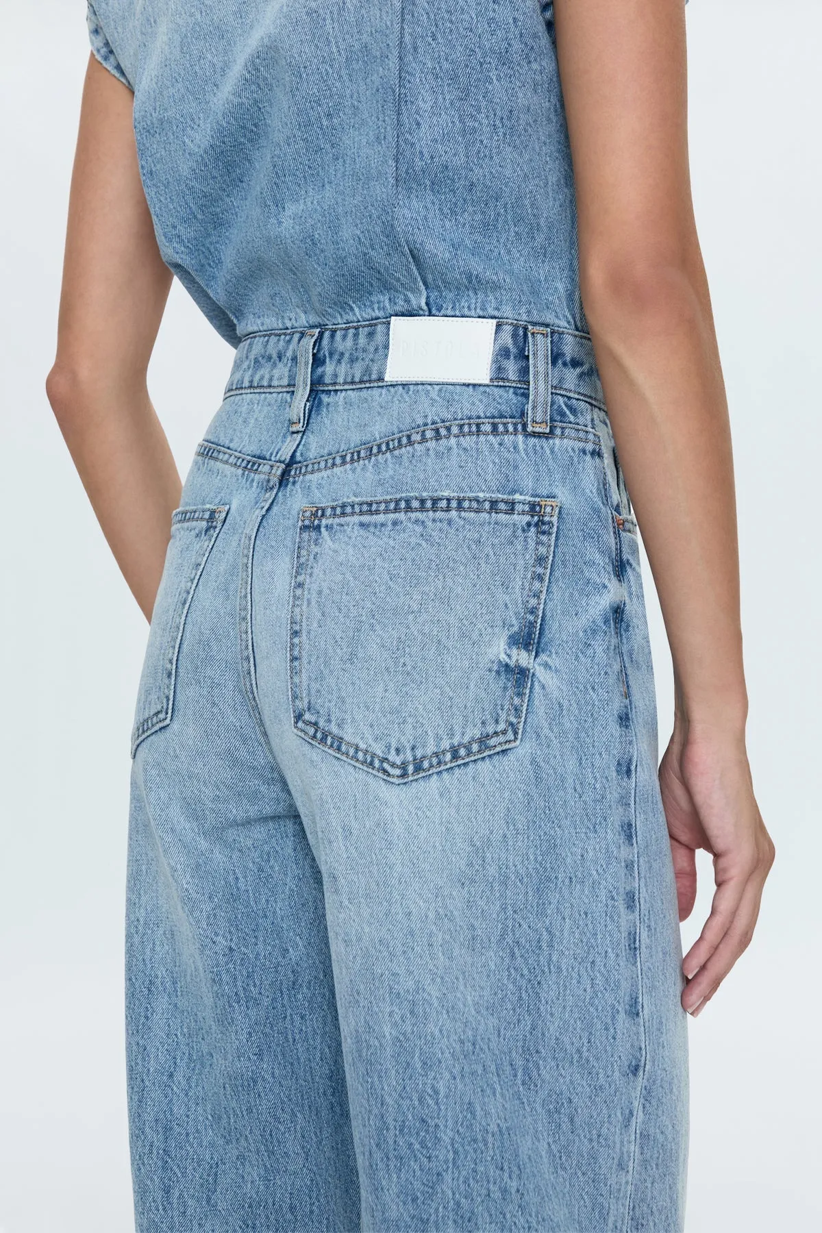 Ace Sleeveless Barrel Leg Jumpsuit | Rally