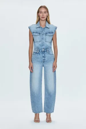 Ace Sleeveless Barrel Leg Jumpsuit | Rally