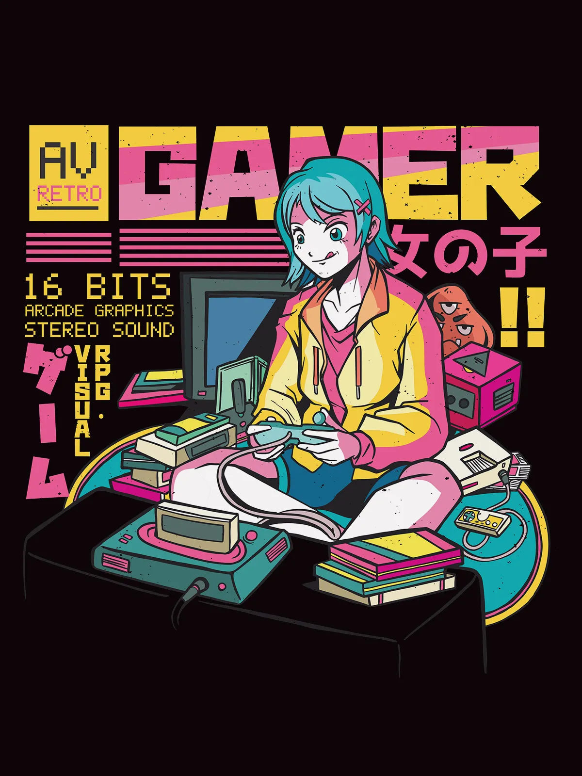 Anime Gamer Tshirt