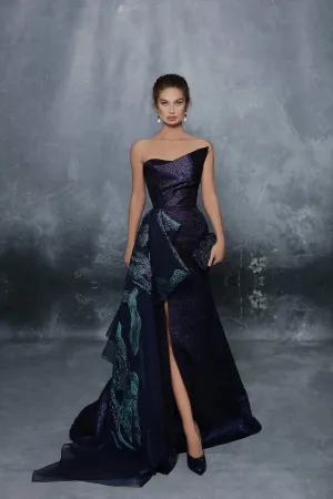 Aroura Black Evening Dress