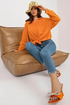 Bella's Elegant Cotton Long Sleeve Top