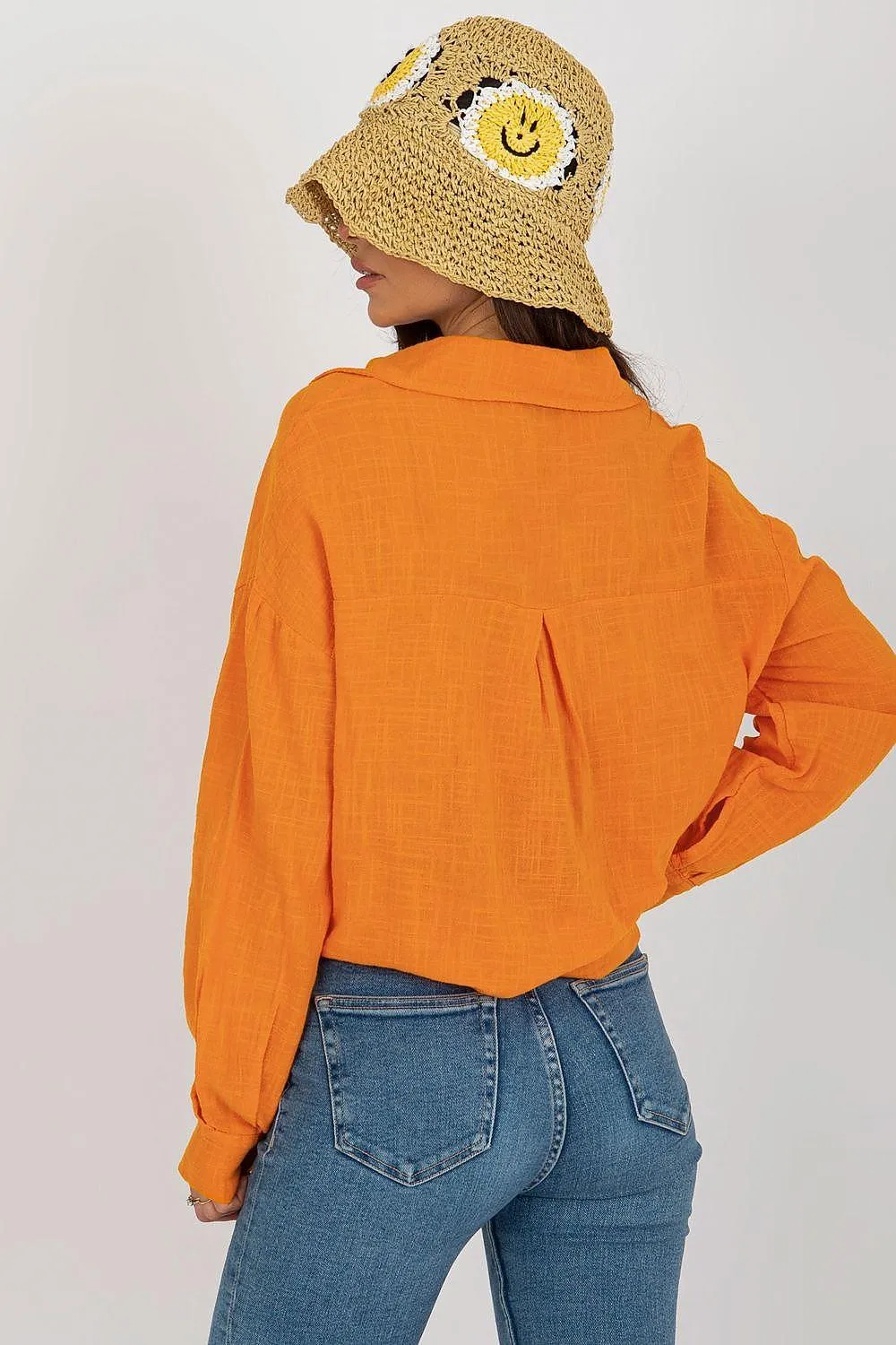 Bella's Elegant Cotton Long Sleeve Top