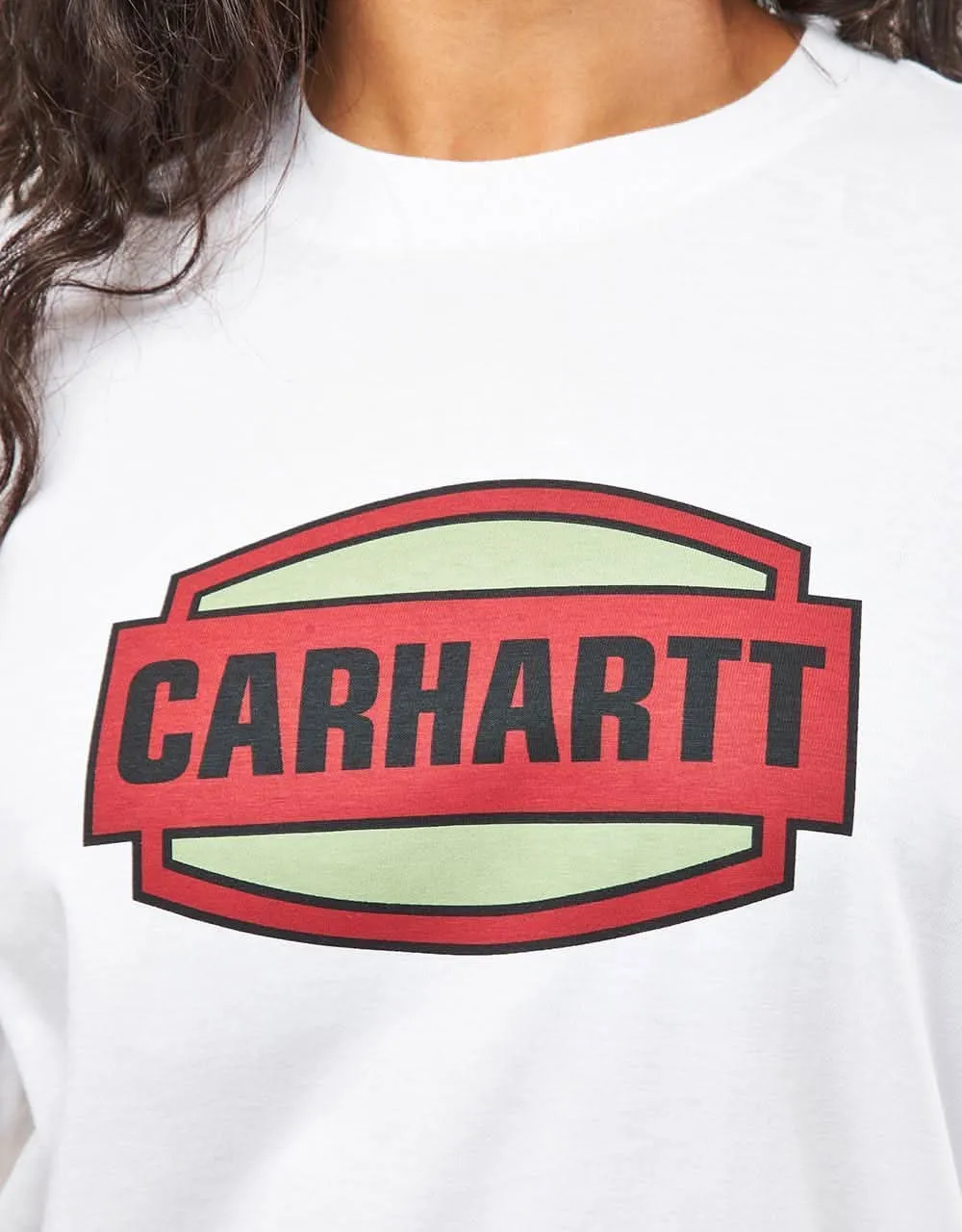 Carhartt WIP S/S Press Script T-Shirt - White