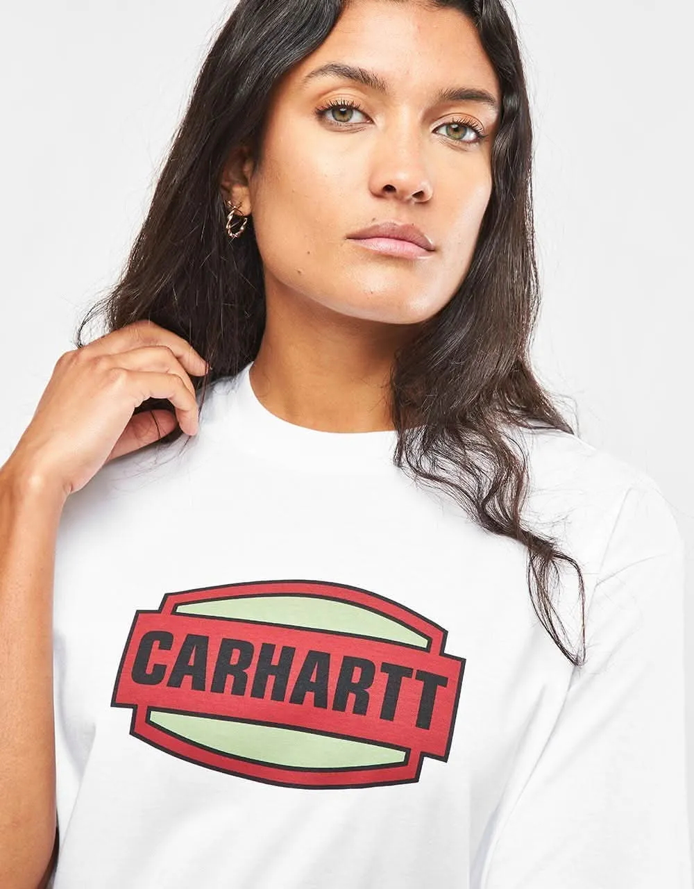 Carhartt WIP S/S Press Script T-Shirt - White