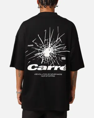 Carré Blasted Oversized T-Shirt Black