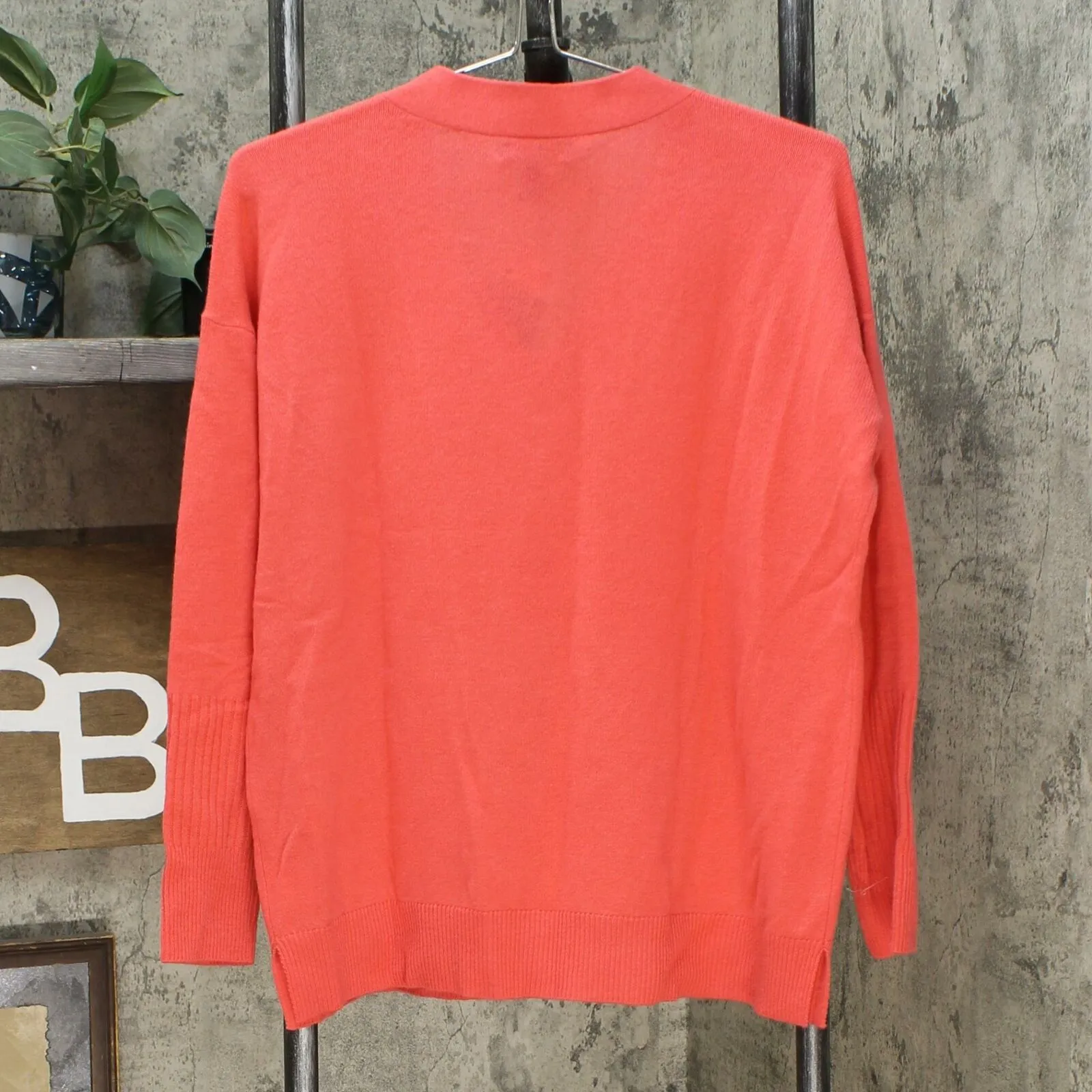 Charter Club Women's Cashmere Oversized V-Neck Sweater