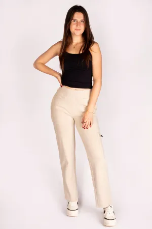 Colby Vanilla Cargo Lounge Pant - FINAL SALE