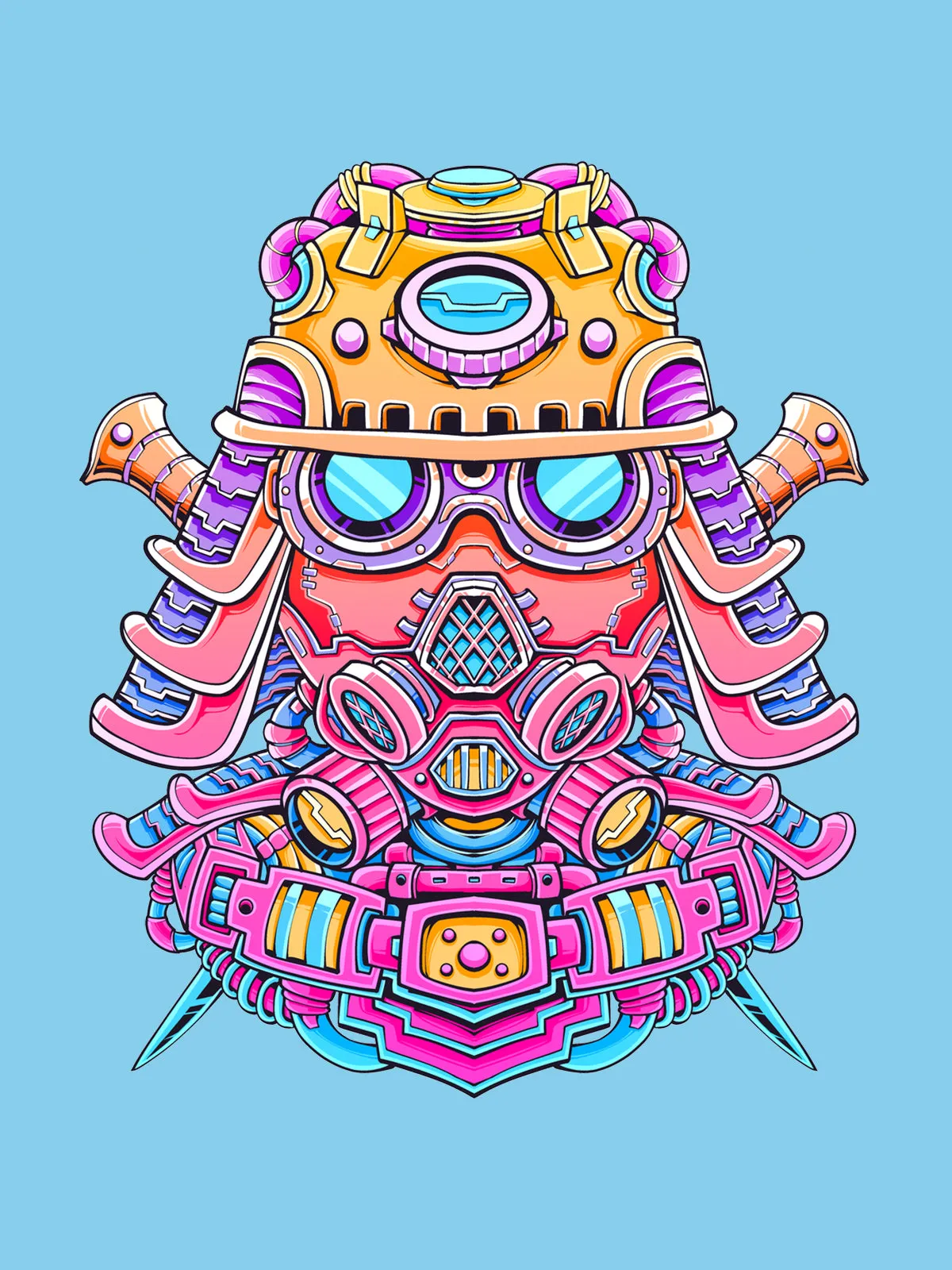 Cyberpunk Ninja Tshirt