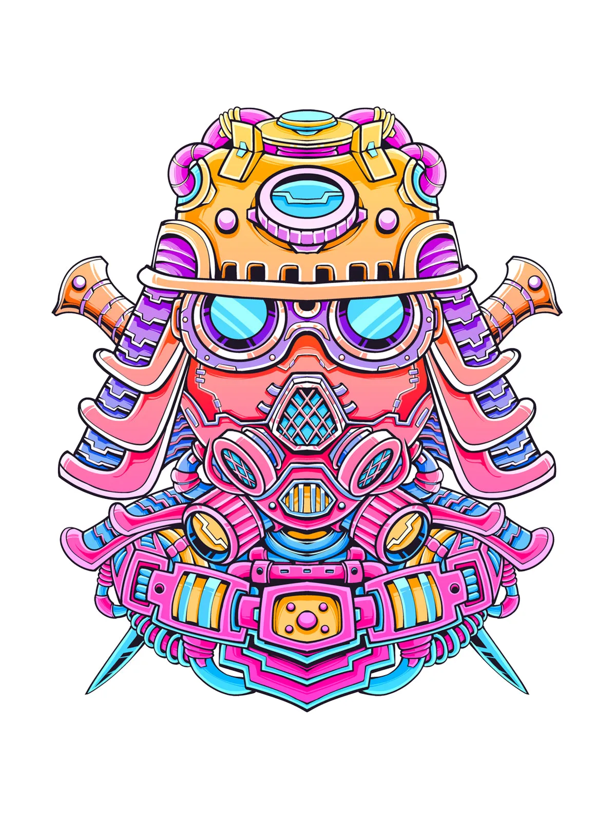 Cyberpunk Ninja Tshirt