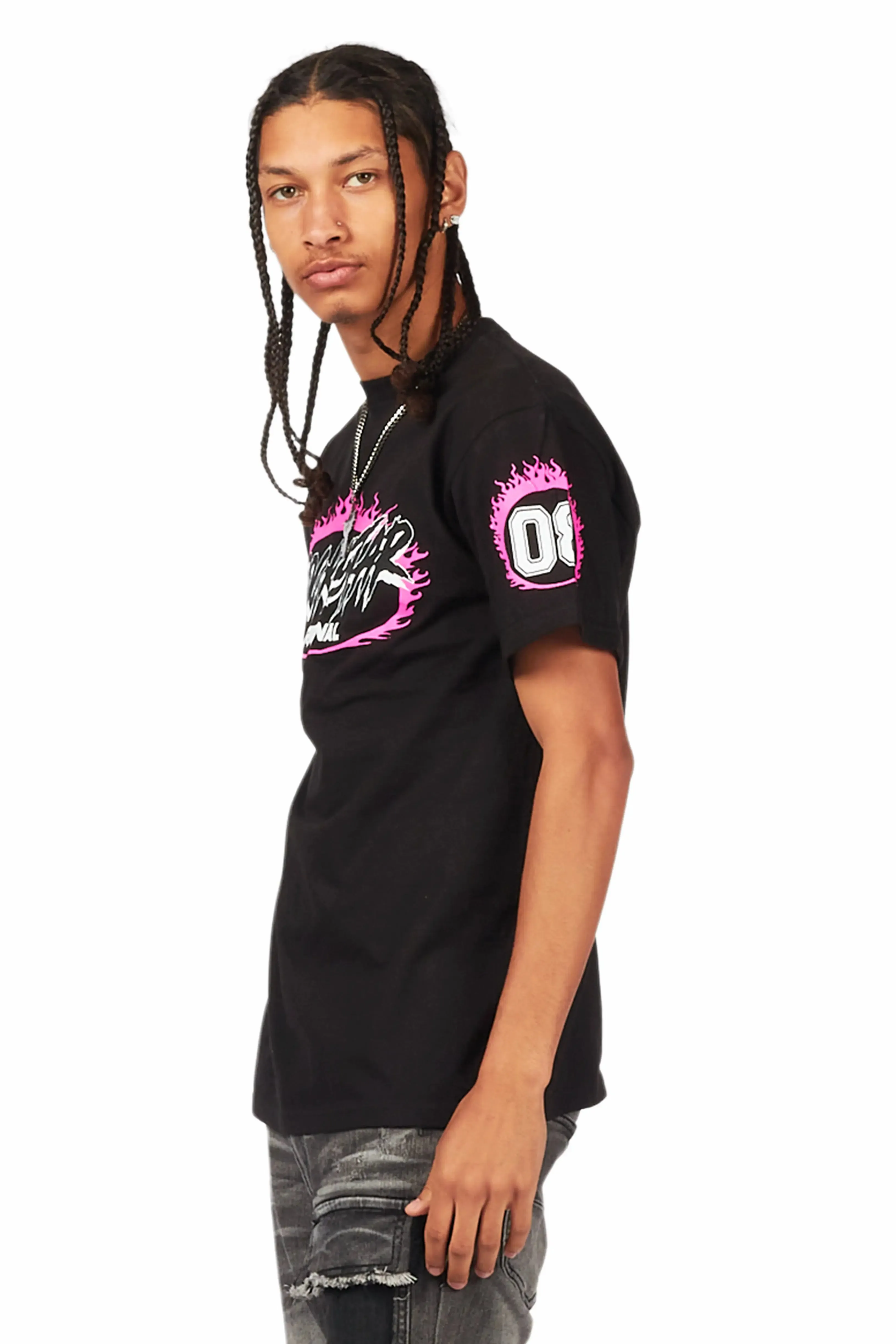 Draven Black Graphic T-Shirt