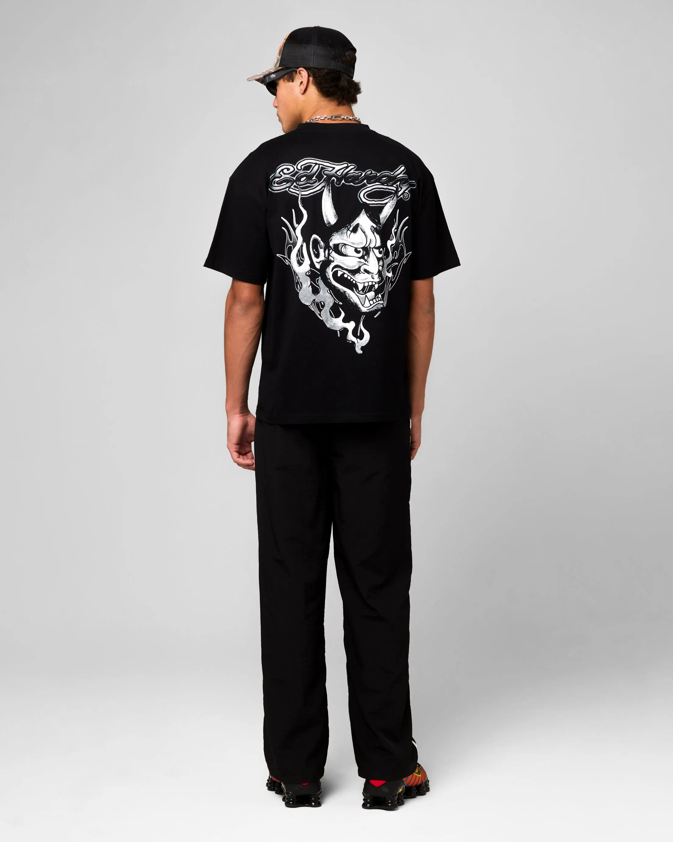 Ed Hardy Double Horns T-Shirt Black