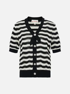 EP YAYING Hollow Striped Knitwear