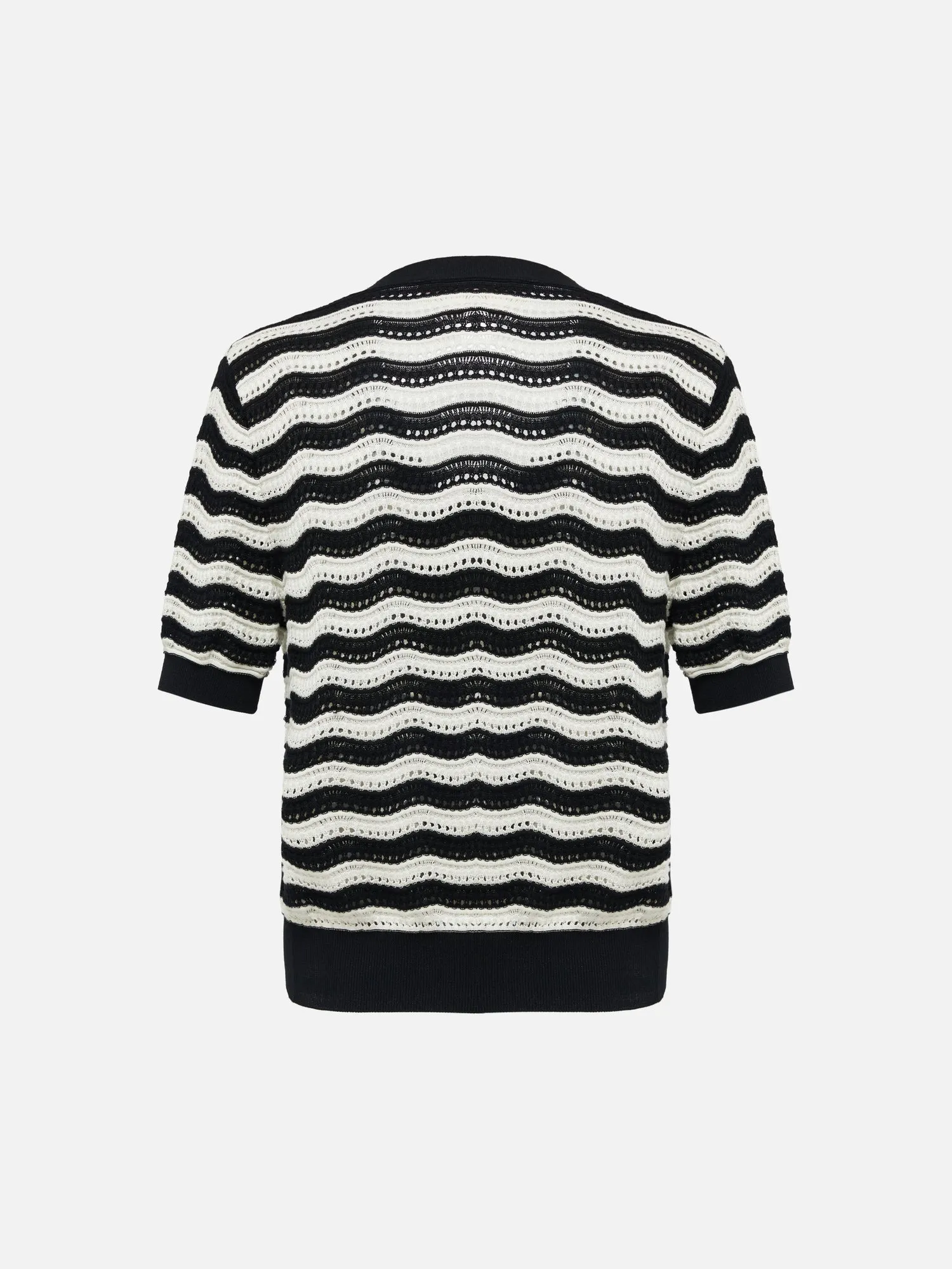 EP YAYING Hollow Striped Knitwear