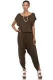 Fashion Secret Women Harem pants Summer Jersey Jumpsuit Romper Overalls