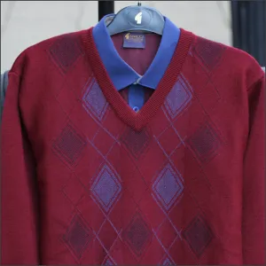 Gabicci M04 Berry Patterned V Neck/