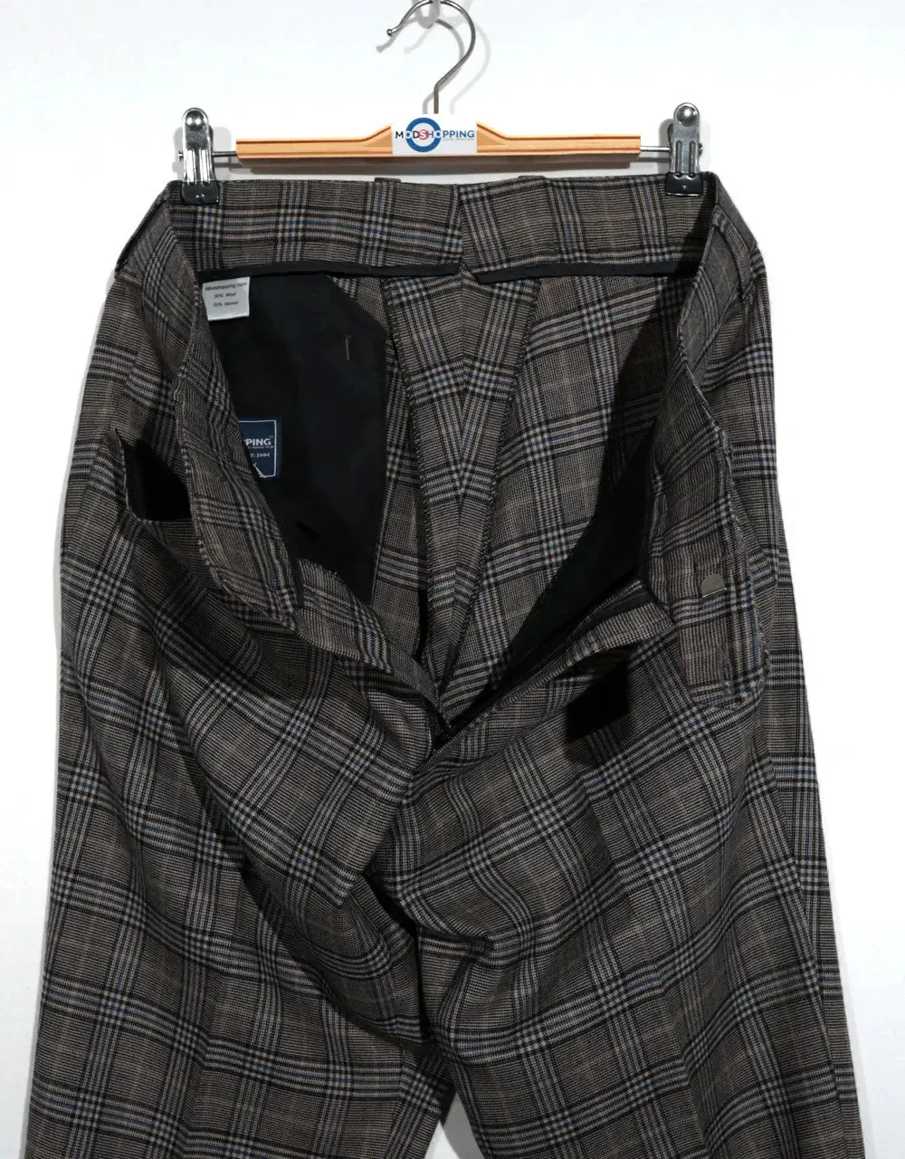 Grey Prince of Wales Check 3 Piece Suit