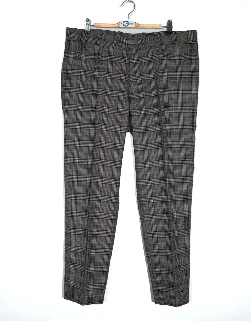 Grey Prince of Wales Check 3 Piece Suit