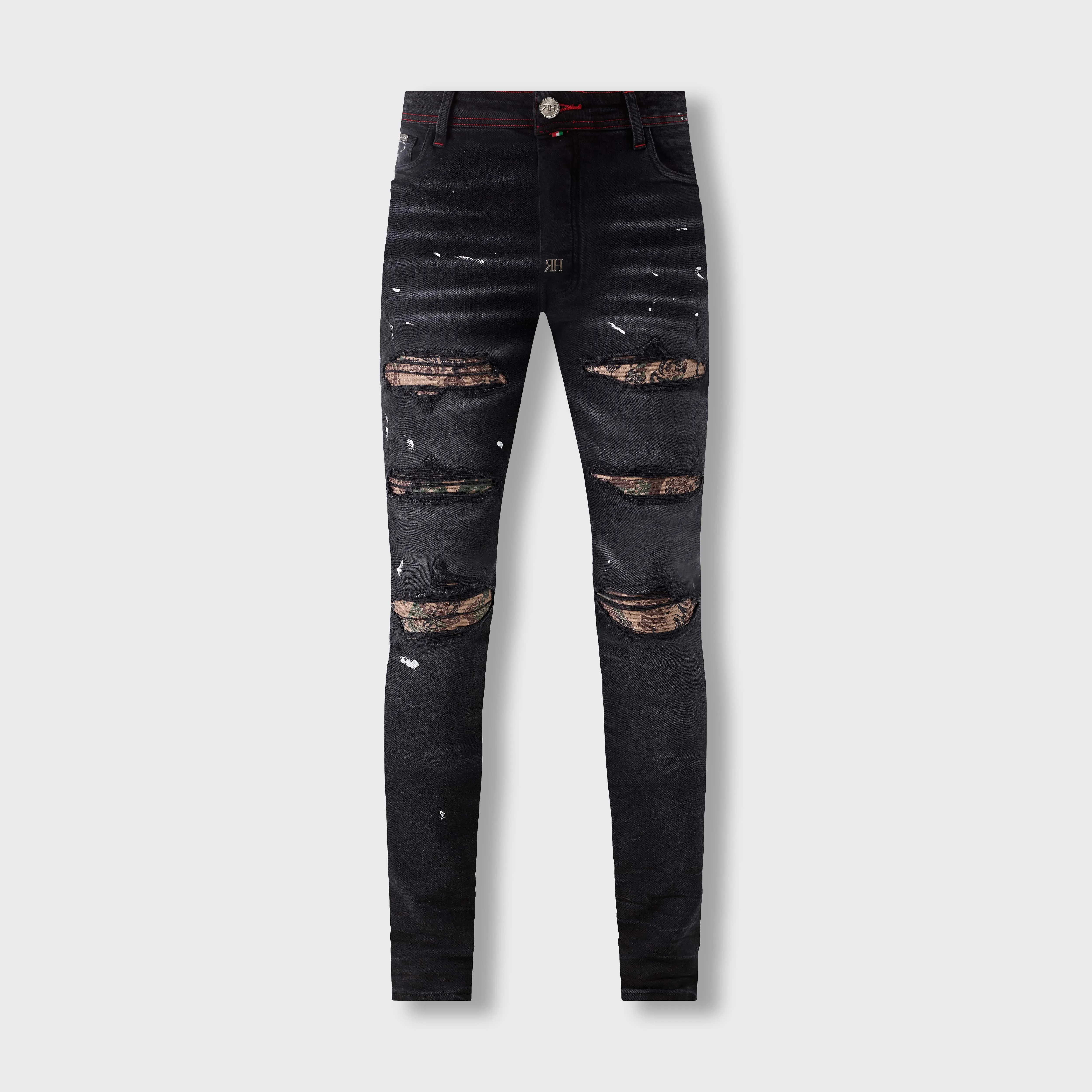 ЯH CAMO PATCHWORK | AGED BLACK