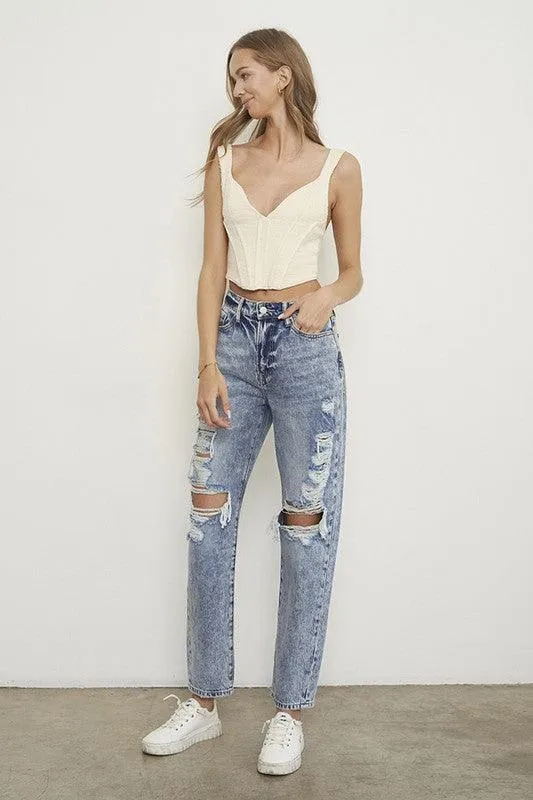 Insane Gene Slim Boyfriend Jeans