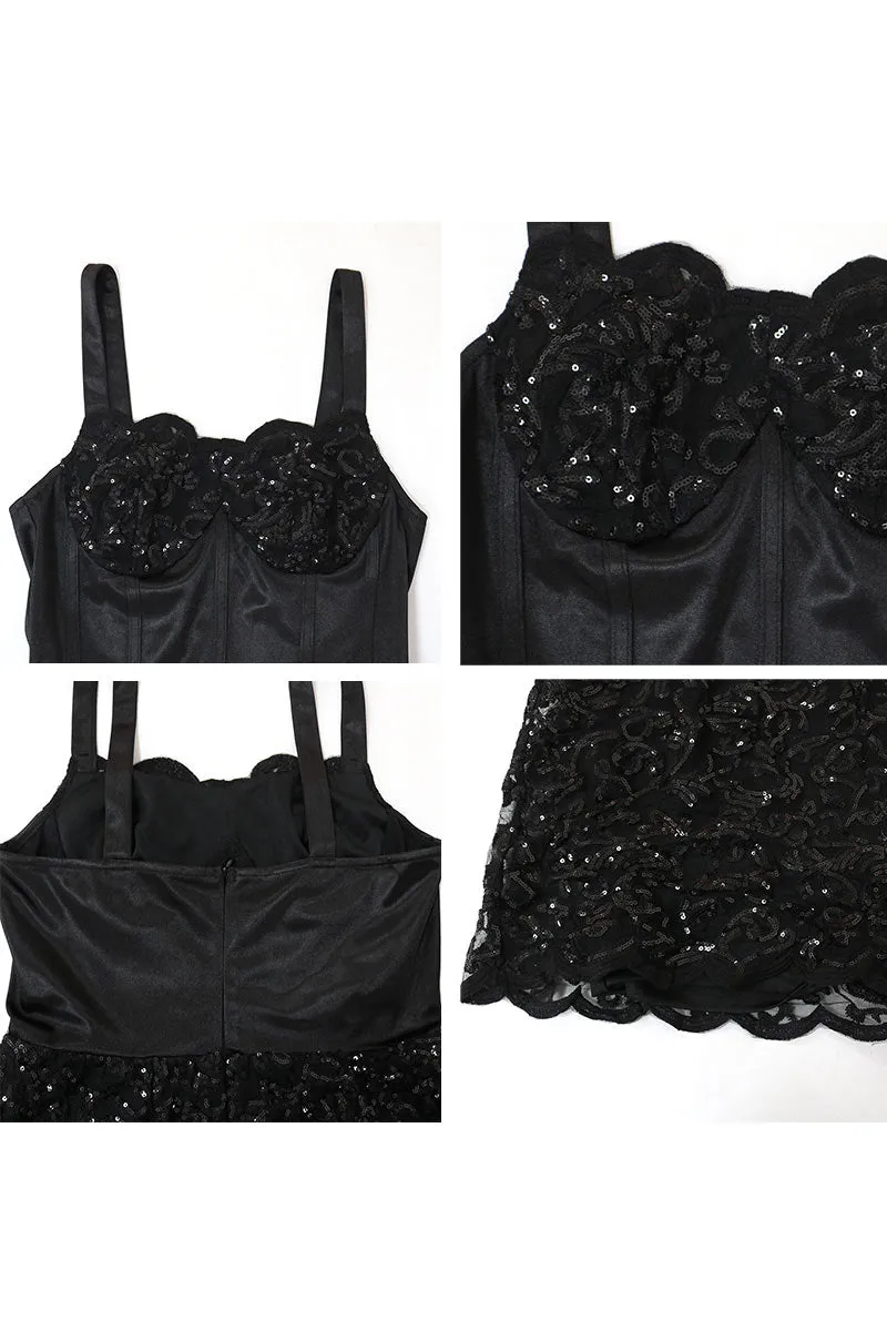 JD1039 Lace Cami Romper