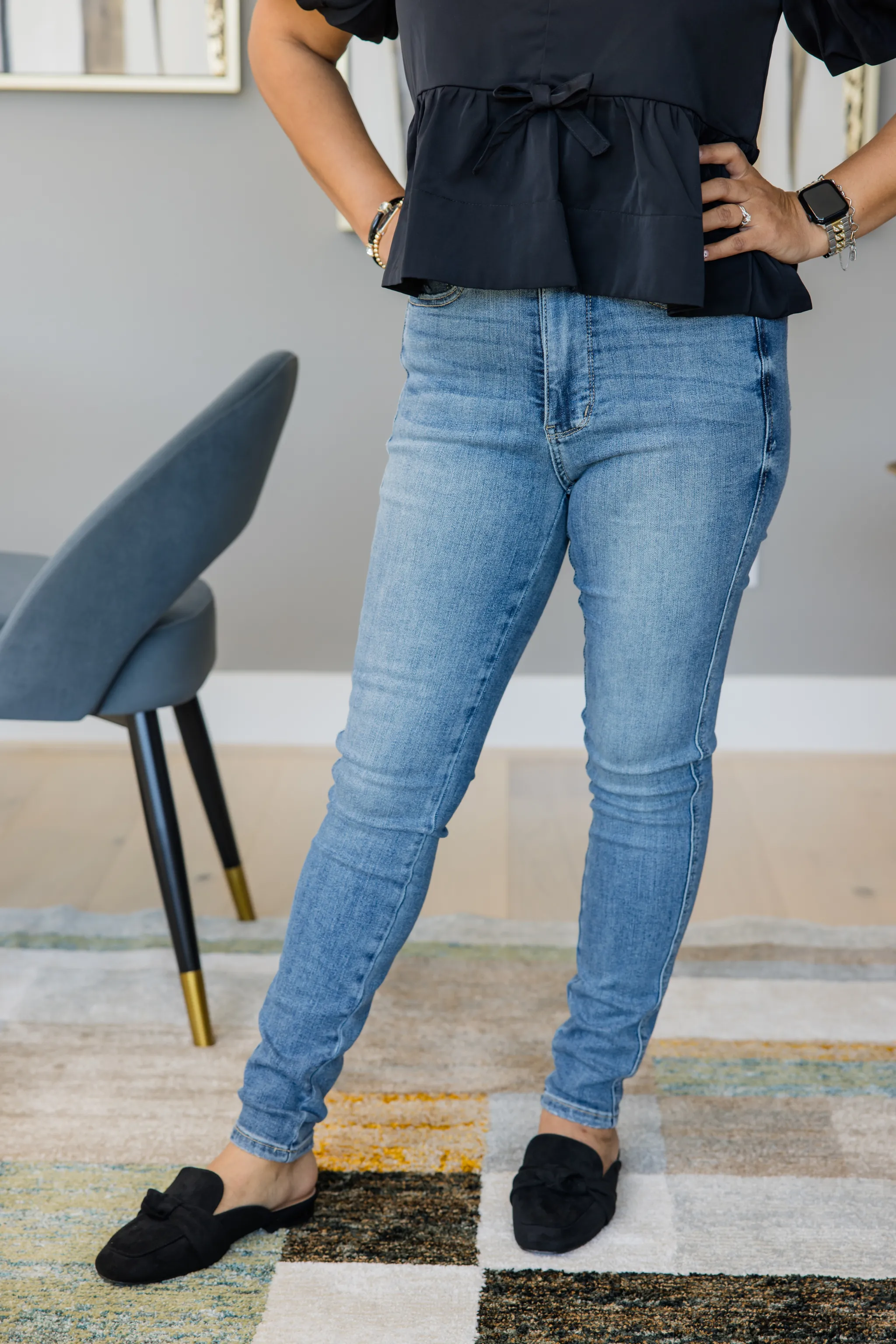 Judy Blue HW TC Skinny Jeans