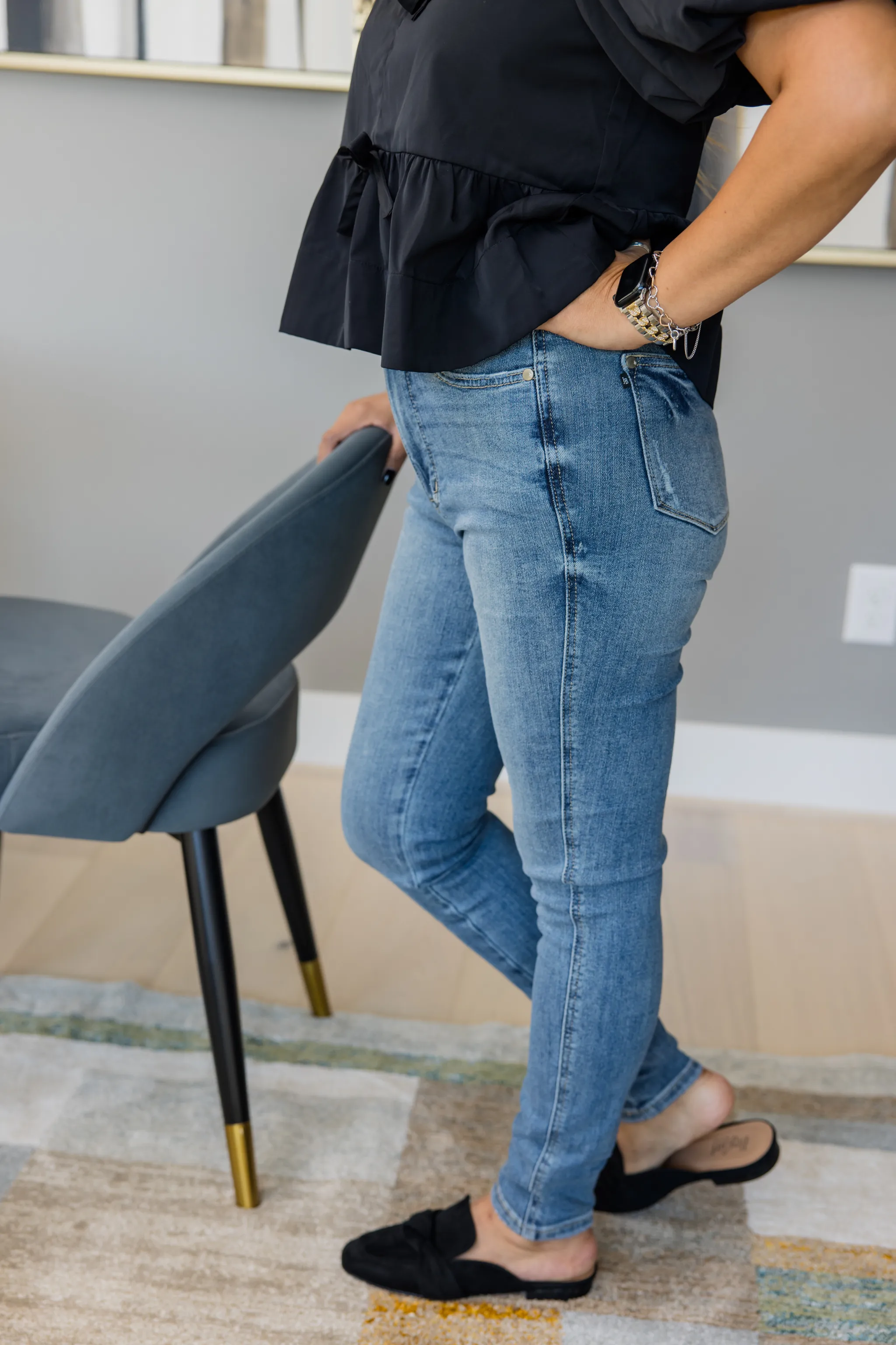 Judy Blue HW TC Skinny Jeans
