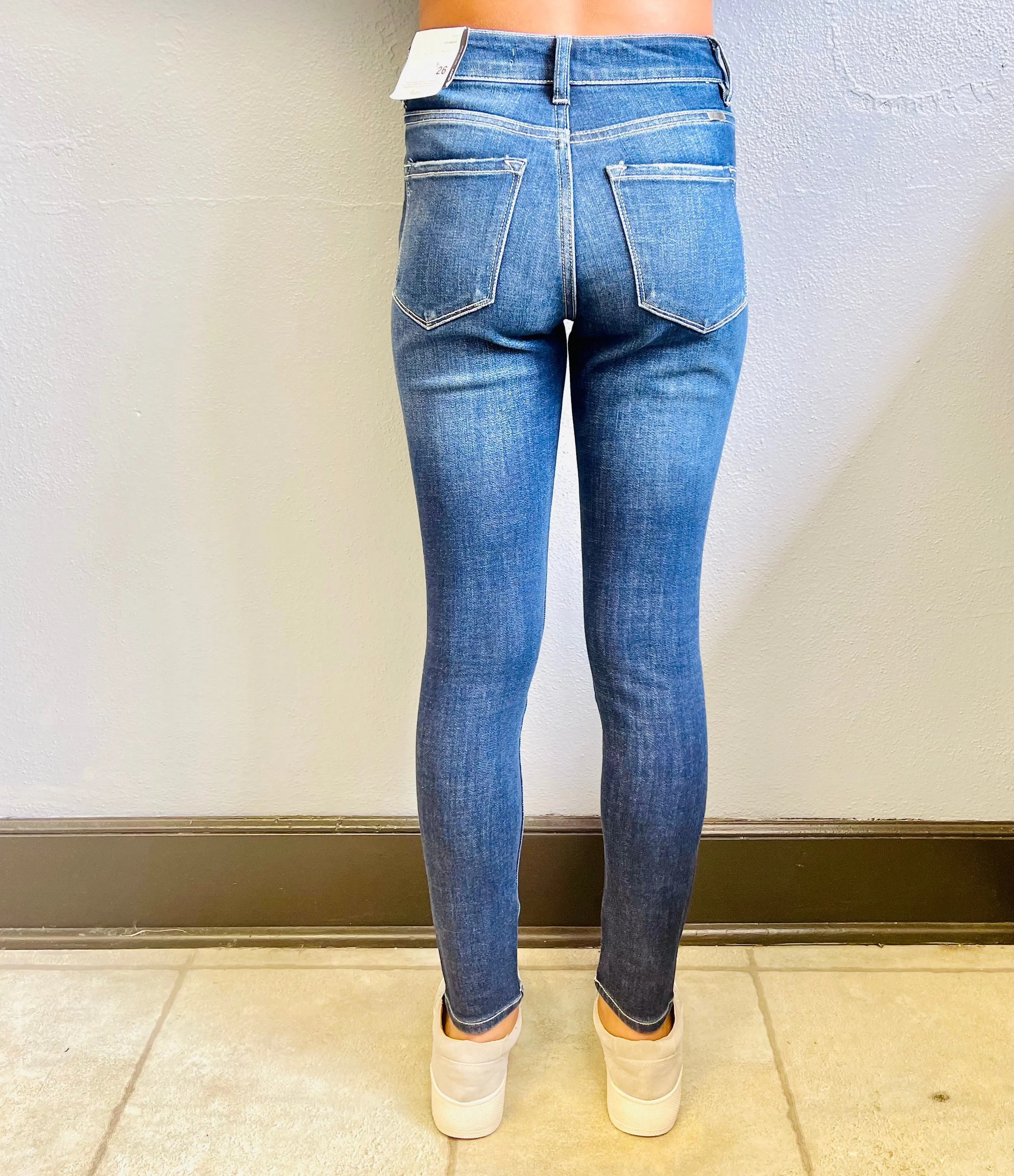 KANCAN- Curvy High Rise Ankle Skinny