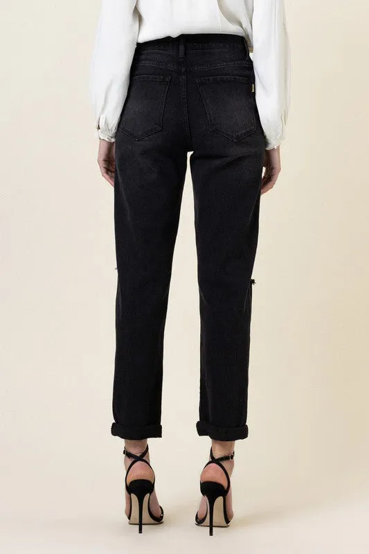 Kingston High Waisted Boyfriend Jeans