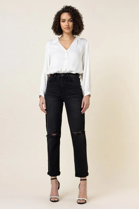Kingston High Waisted Boyfriend Jeans