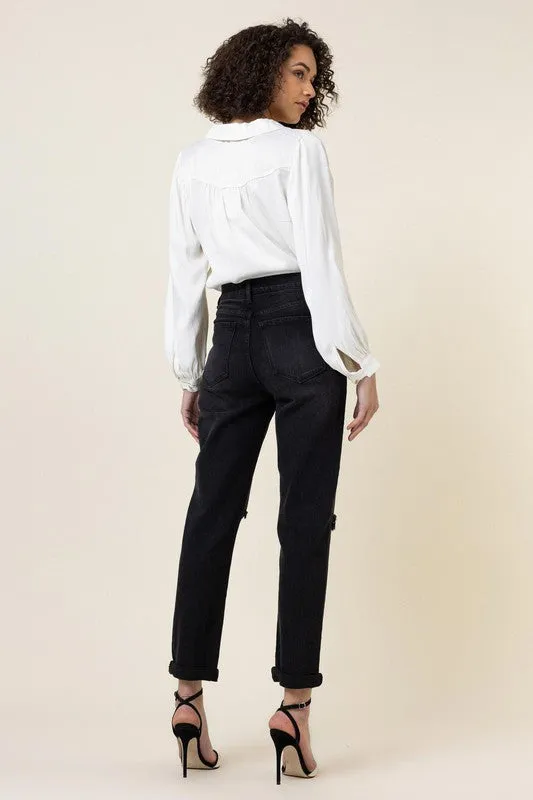 Kingston High Waisted Boyfriend Jeans