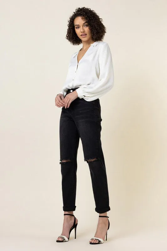 Kingston High Waisted Boyfriend Jeans