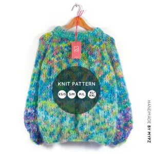 Knit pattern – MYPZ Chunky Raglan Pullover Happy Forest No.15 (ENG-NL)