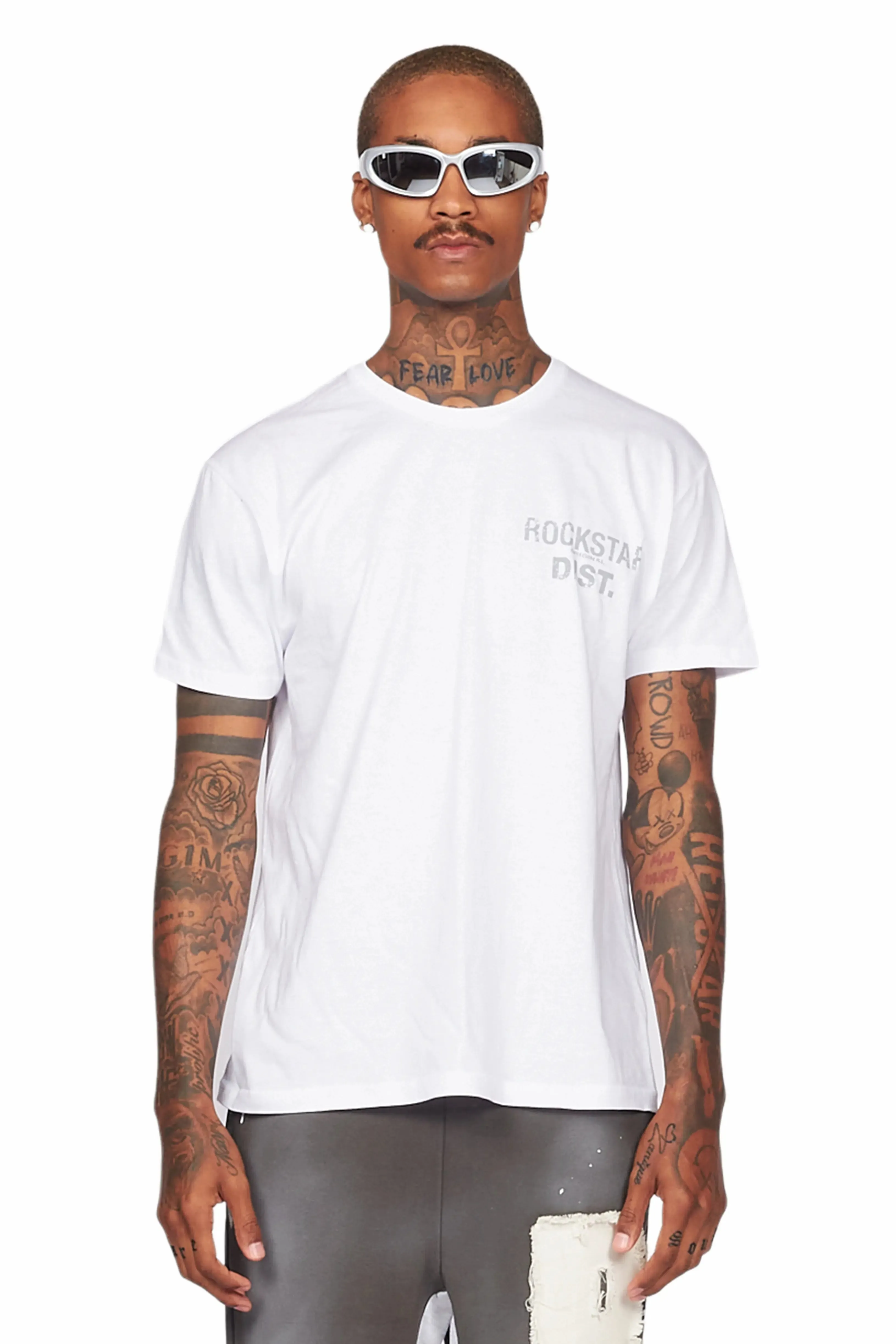 Lake White/Grey Graphic T-Shirt