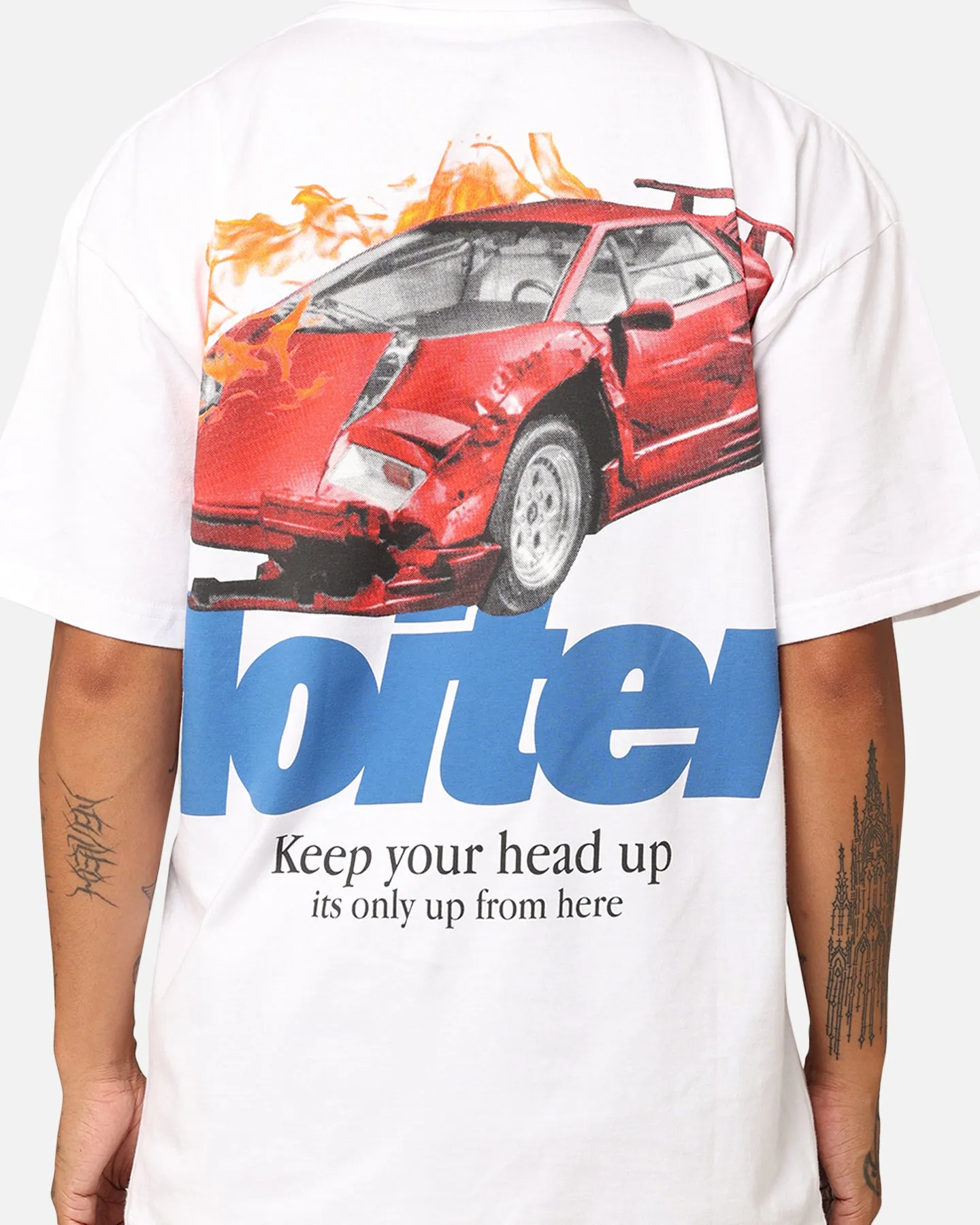 Loiter Collision T-Shirt White