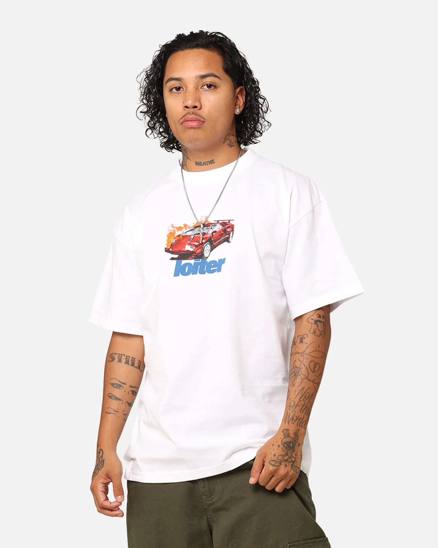 Loiter Collision T-Shirt White