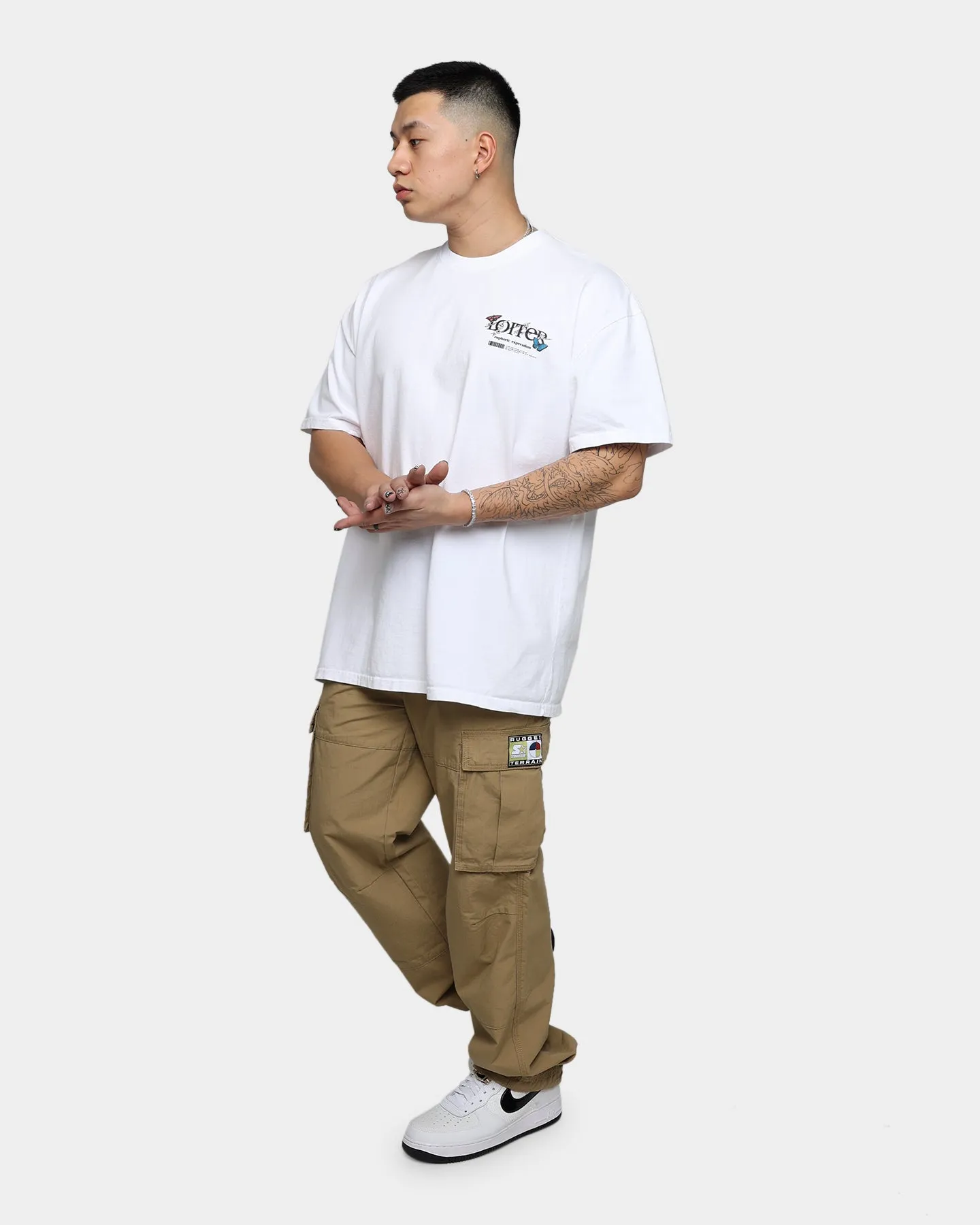 Loiter Euphoria Ultra Premium Vintage T-Shirt White