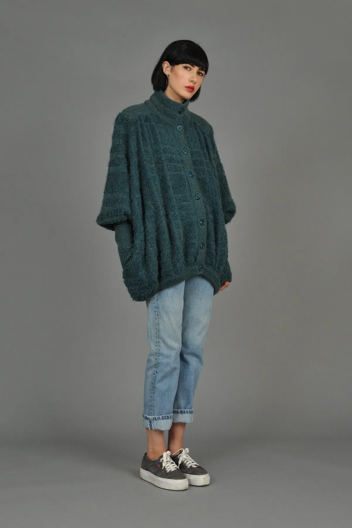 Missoni 1980s Oversized Chunky Knit Cardigan