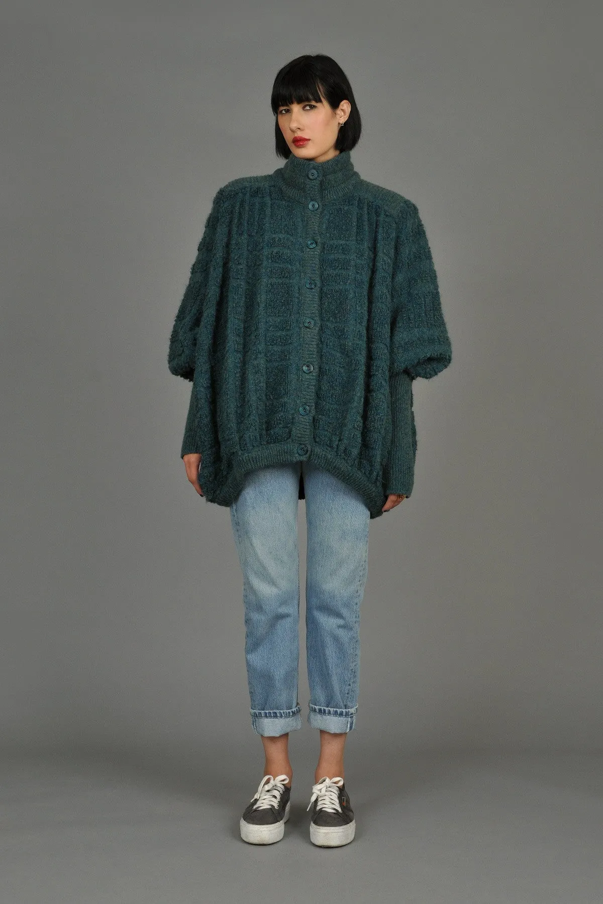 Missoni 1980s Oversized Chunky Knit Cardigan
