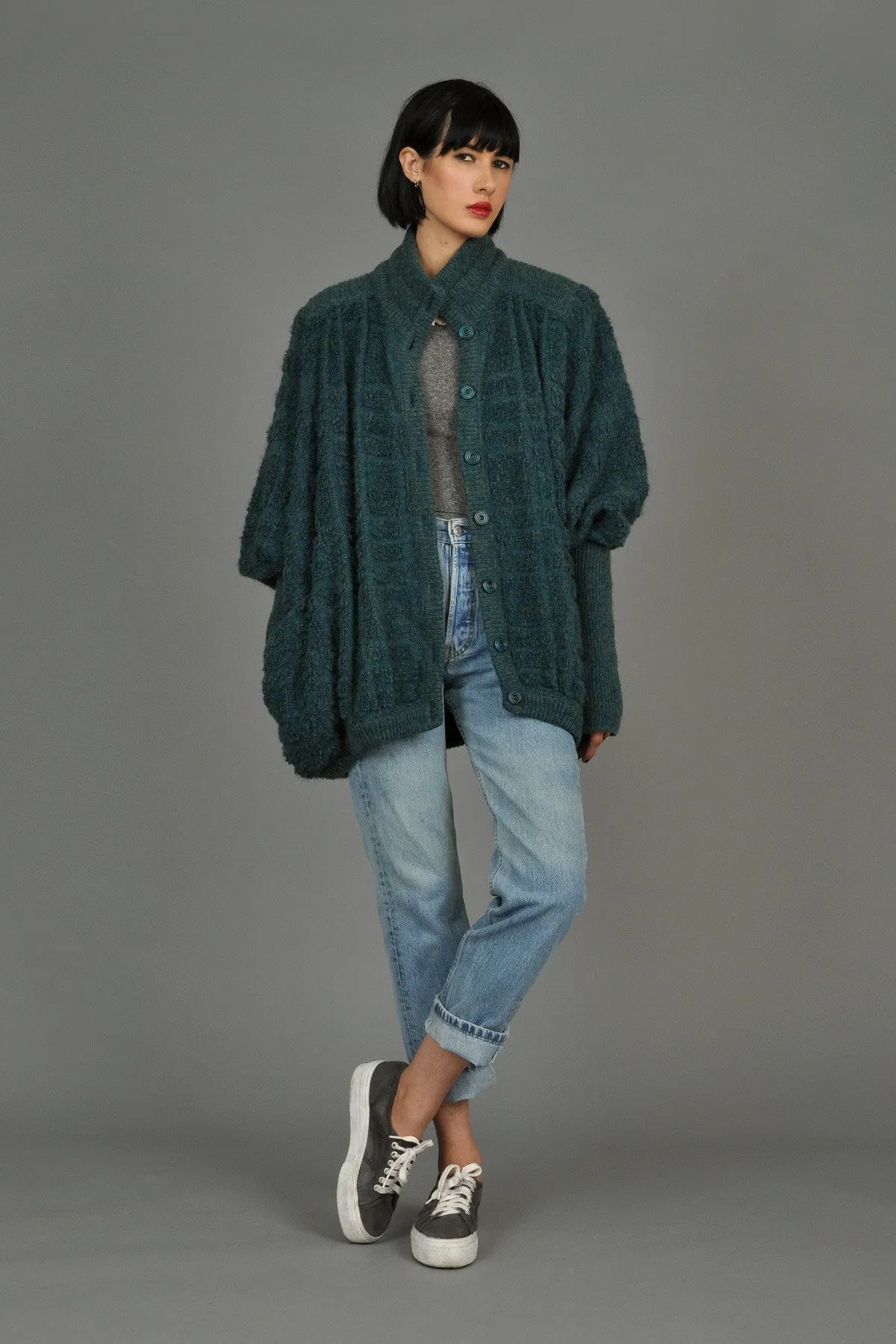 Missoni 1980s Oversized Chunky Knit Cardigan