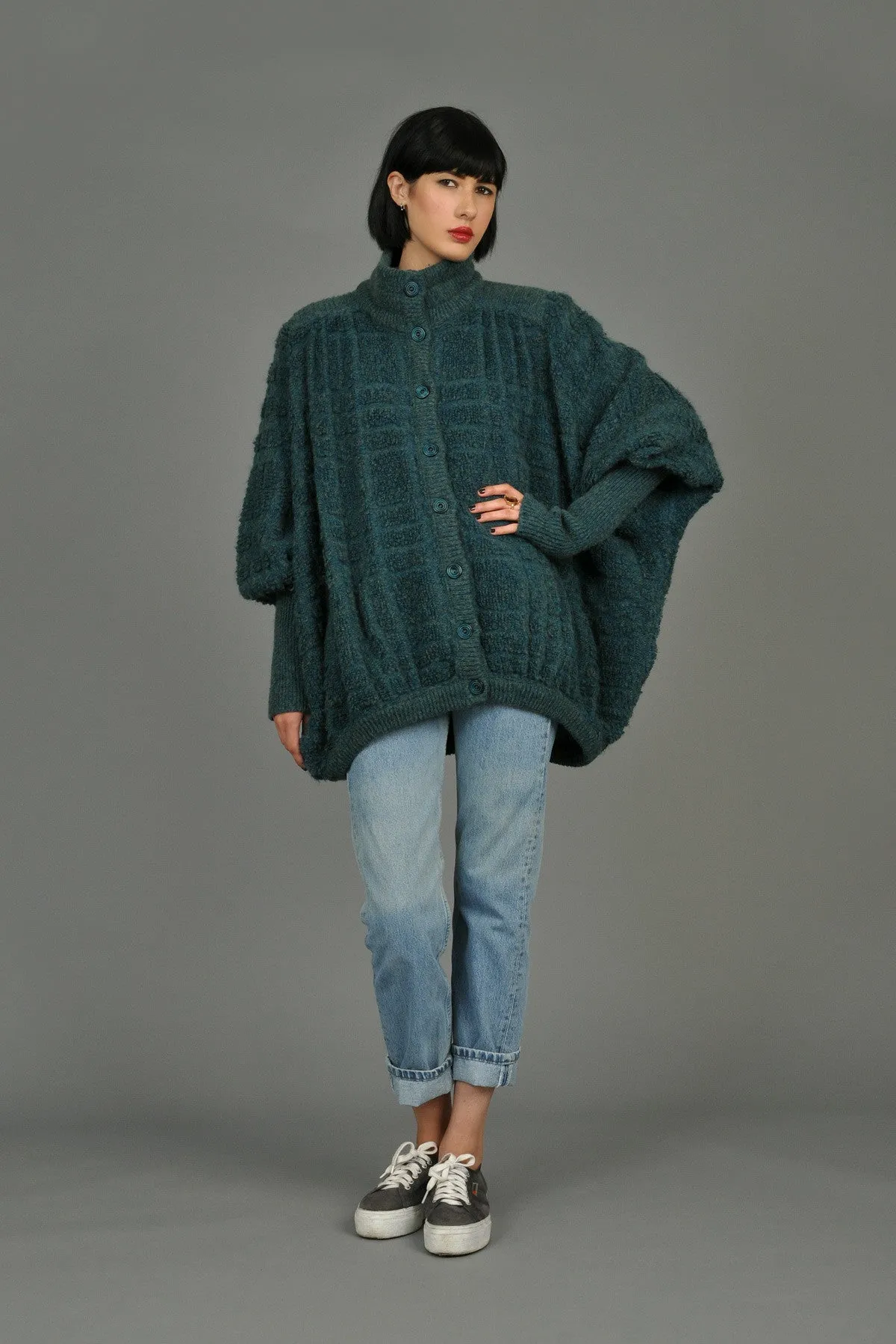 Missoni 1980s Oversized Chunky Knit Cardigan
