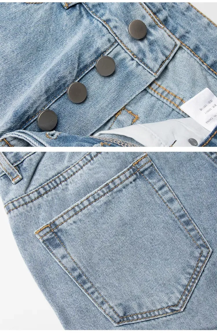 OYAMA: Loose Fit Denim Jeans