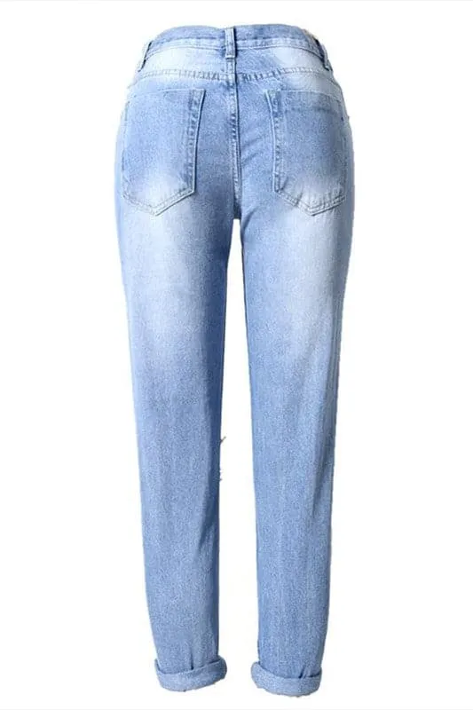 PA941 Ripped Distressed Skinny Jeans