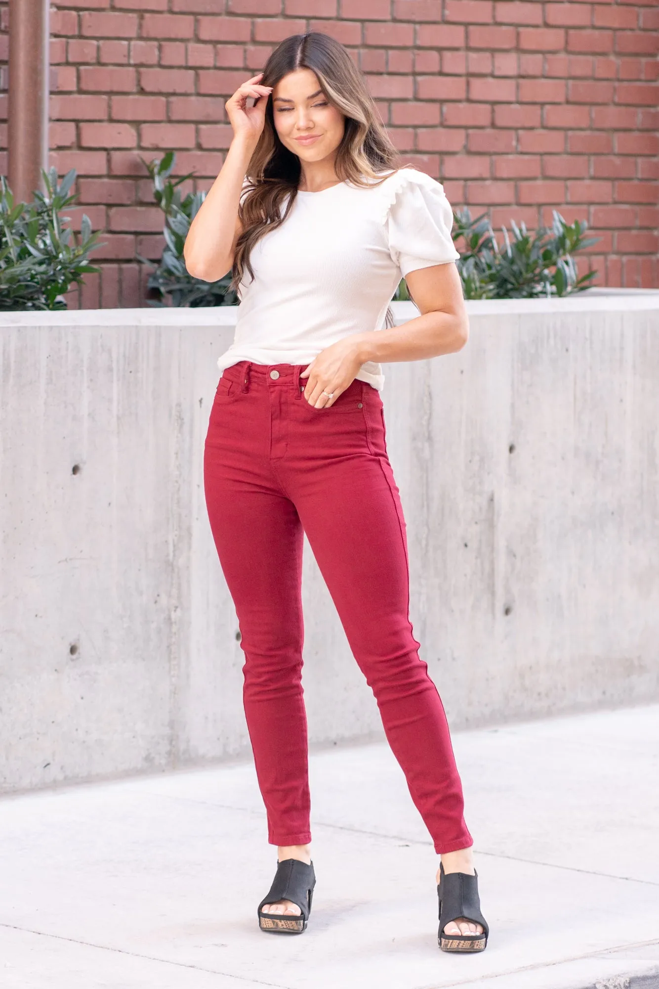 Scarlett High Rise Tummy Control Top Skinny