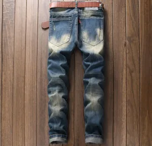 Stylish Men's Casual Ripped Jeans - GlamzLife