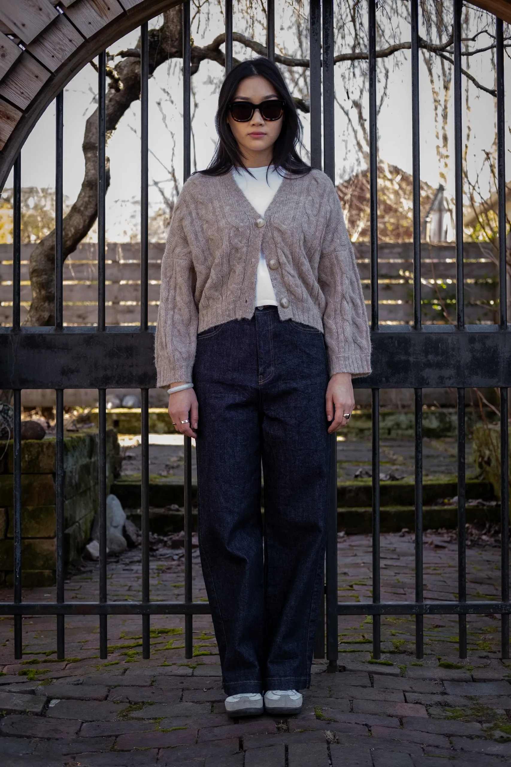TRISTAN CARDIGAN - SAND