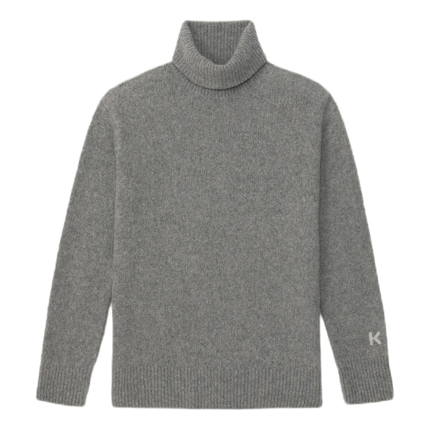 Wool Recycled Cashmere Turtlen Gray